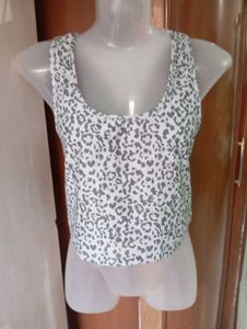 Leopard Print Racerback Tank Top