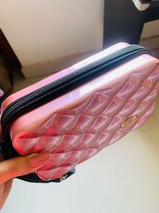 Ginger by lifestyle metallic clutch/sling bag