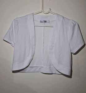 Classic White Cropped T-Shirt