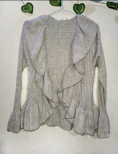Chic Ruffle Cardigan