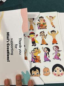 Chota Bheem Sticker Sheets