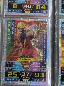Cricket attax 2016 silver set