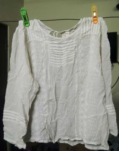 Cute Self Embroidered Top