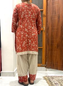 Farshi salwar with short kurta