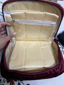 Mahroon Makeup Pouch