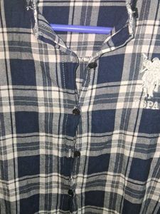 Plaid Polo Shirt