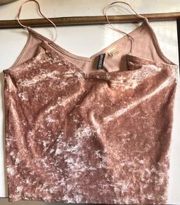 Crushed Velvet Cami Top
