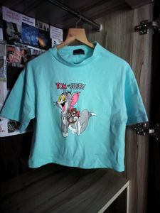 Tom & Jerry Cropped Tee