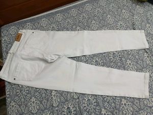 Classic White Denim Jeans
