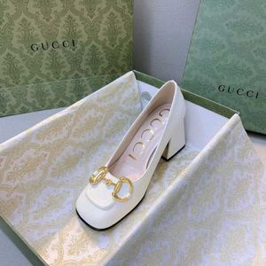 Gucci Cream Patent Leather Heels