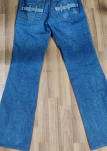 Vintage Flared Denim Jeans