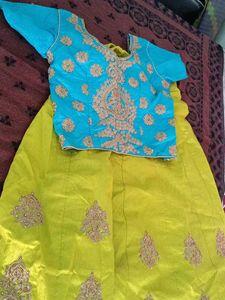 Beautifully Embroidered Teal Blouse