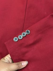 Men's Red Blazer