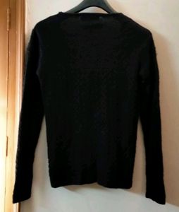Black Cardigan By Virsa