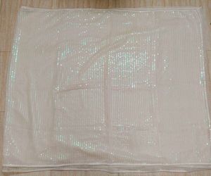 White Sequined saree