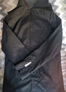 Classic Black Men's Dress Shirt