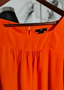 H&amp;M Orange Summer Dress🇸‌🇦‌🇱‌🇪24hrs