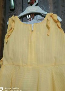 Cute Yellow Baby Girl's Dress