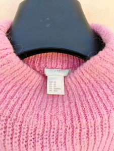 H&amp;M Baby Pink Sweatshirt For Girls