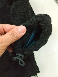 unisex Black Fleece Jacket