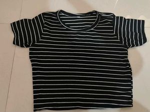 Striped Black T-Shirt
