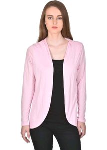 Women Pink Shrug