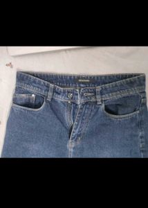 Trendy Ripped Wide Leg Jeans