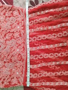 Chikankari long frock