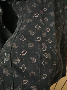 Men's Printed Button-Up Shirt