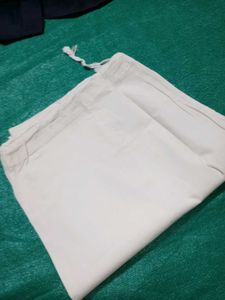 Classic White Straight Leg Trousers