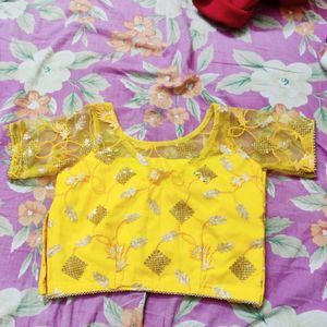 For Madhi New/Unused Yellow blouse