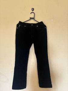 Black Corduroy Flare Pants