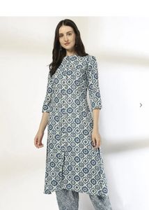 Stylish Printed Kurta and Palazzo Set