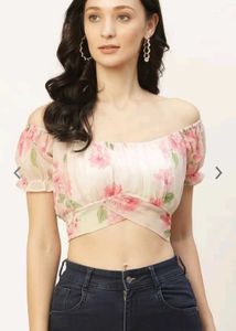 Floral Back Design Top!