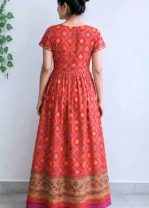 Beautiful Red Ethnic Gown