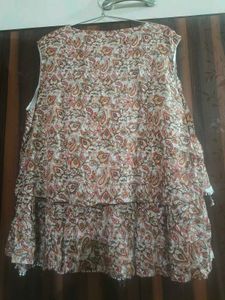 Tiered Paisley Print Ethnic Dress