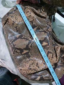 Chic Y2k Snakeskin shoulder Bag