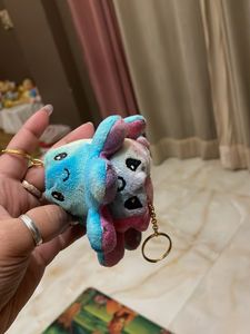 Reversible Octopus Plush Keychain