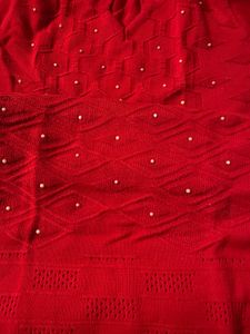 Wooden Red Kurti