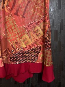 y2k lace trimmed red cami top