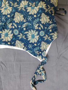 Floral Print Tie Strap Tank Top
