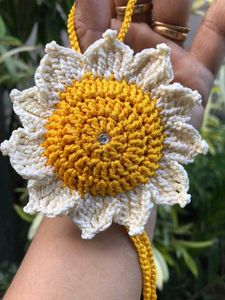 Handmade Crochet hanging flower