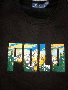 Polo Graphic Print Sweatshirt