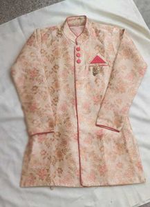 Men's Floral Print Kurta