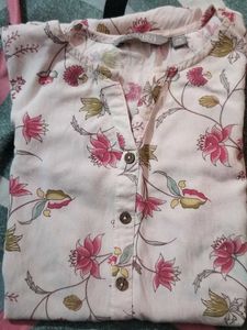Floral Print Kurta