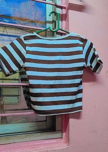 Striped Crop Top