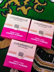 pack of 5 Color Essence Perfect Tone Compact Powde
