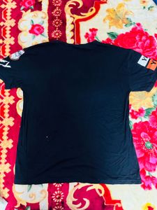Black Graphic Print T-Shirt