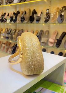 Sparkly Gold Clutch Evening Bag