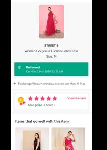 Elegant Pink Gown Offer only for Today